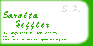 sarolta heffler business card